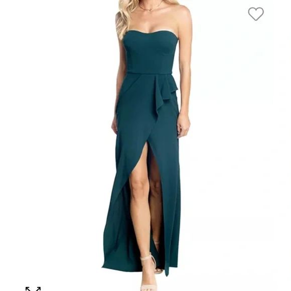green dress nordstrom Olive Satin Wrap Long Sleeve Mini Dress – AX Paris main image 0